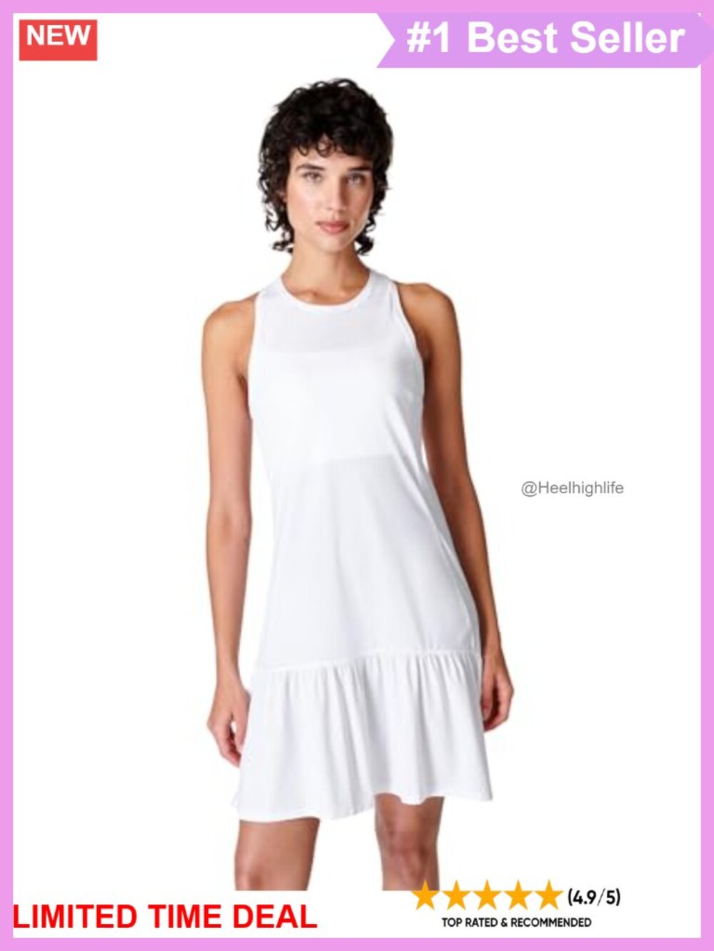 Sweaty Betty Womens Explorer Club Athletic Sleeveless Mini Dress - Picture 1 of 3